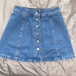 MADEWELL- Jean skirt, Size 0
